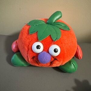 Vintage 1996 Toy Box Creations Vegetable Friends Red Ripe Tomato Soft Plush Toy